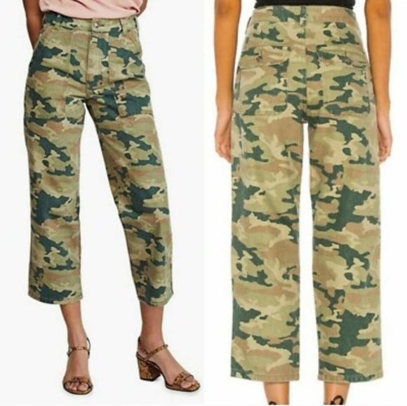 Free People Camo Jeans Size 26 - Picture 5 of 5